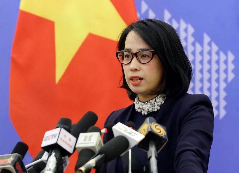 外交部发言人范秋姮。（图：范坚）
