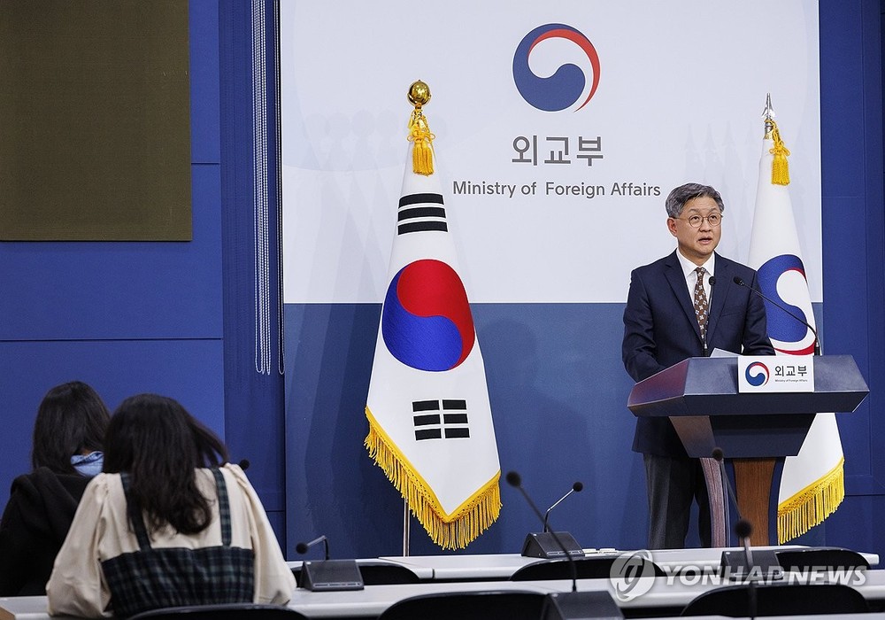 韩国外交部发言人任洙奭。(图:韩联社)