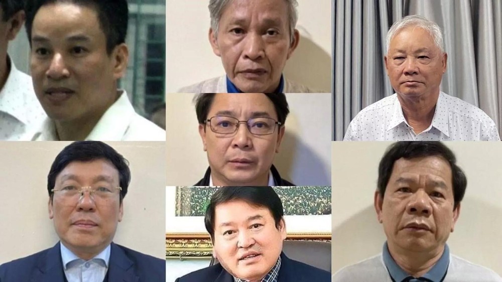 被开除党籍的7名党员。(图:越通社)