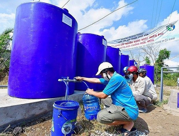 政府总理要求集中确保九龙江平原区域各省人民的生活用水供应。(示意图:互联网)