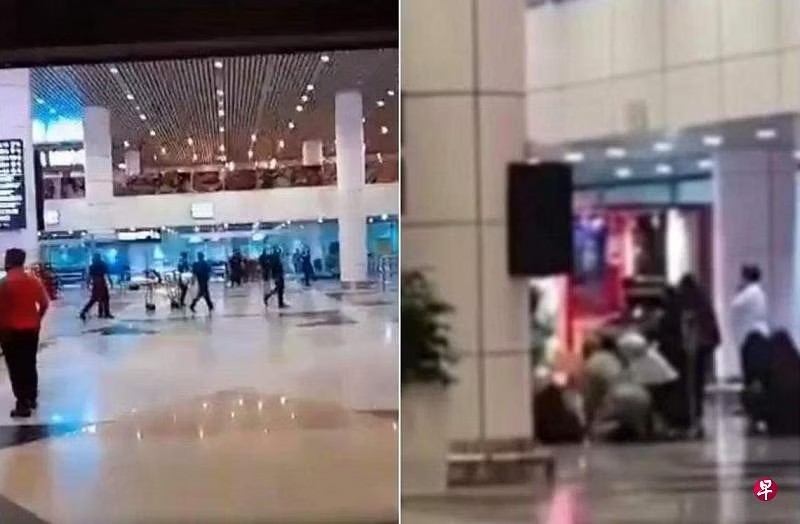 一名马国男子14日凌晨在吉隆坡国际机场朝妻子的方向开了两枪,但其中一发子弹击中一名私人保镖。(图:互联网)