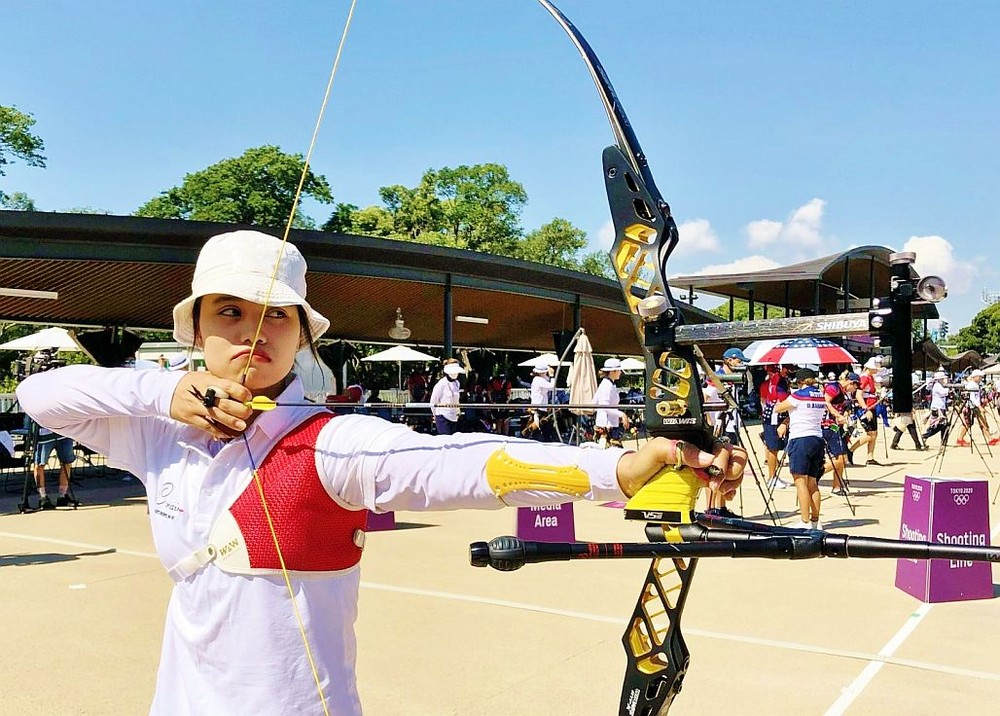 越南射箭运动员杜氏映月。（图：互联网）