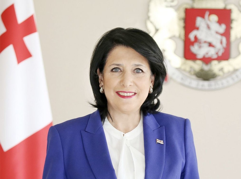 格鲁吉亚总统萨洛梅‧祖拉比什维利。（图：Getty Images）