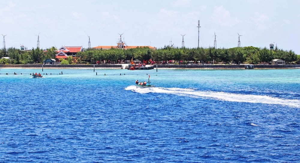 属于越南长沙群岛的东生存岛。（图：越通社）