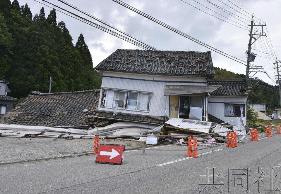 日本石川县5强地震未有海啸威胁