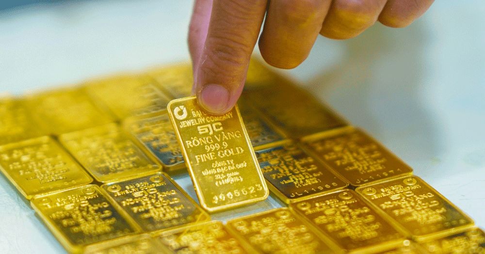 SJC 金片。(图:互联网)