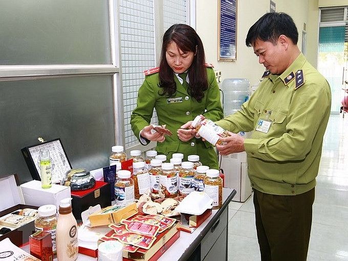 职能力量检查保健食品来源。(图:市场管理局)