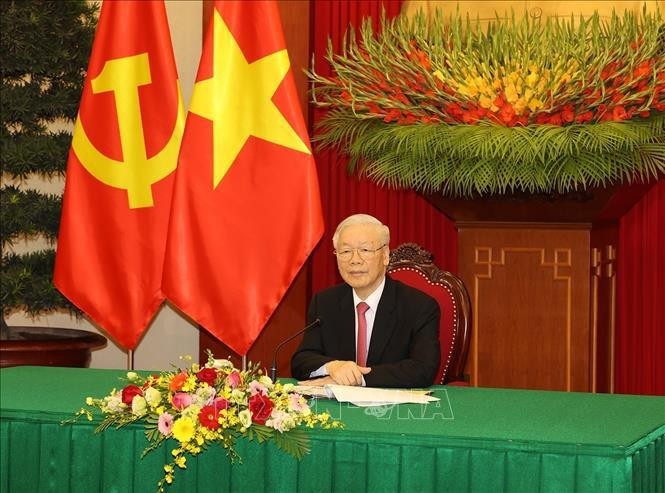 阮富仲总书记。(图:越通社)