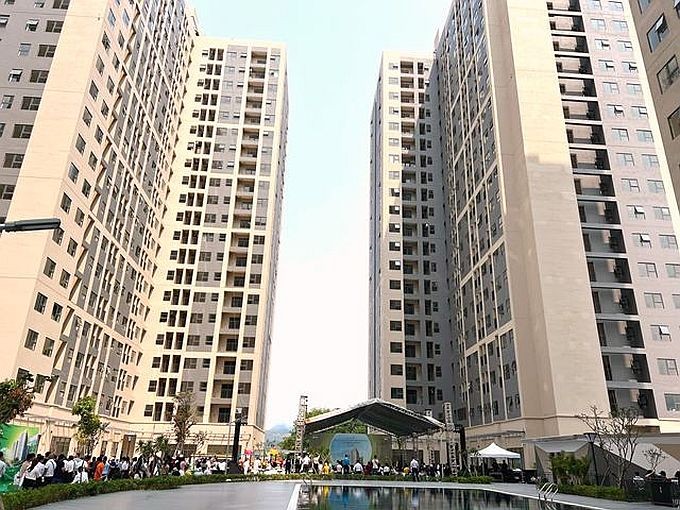 湖滨宝瓒绿色都市区社会住房公寓一隅。（图：黄友决）