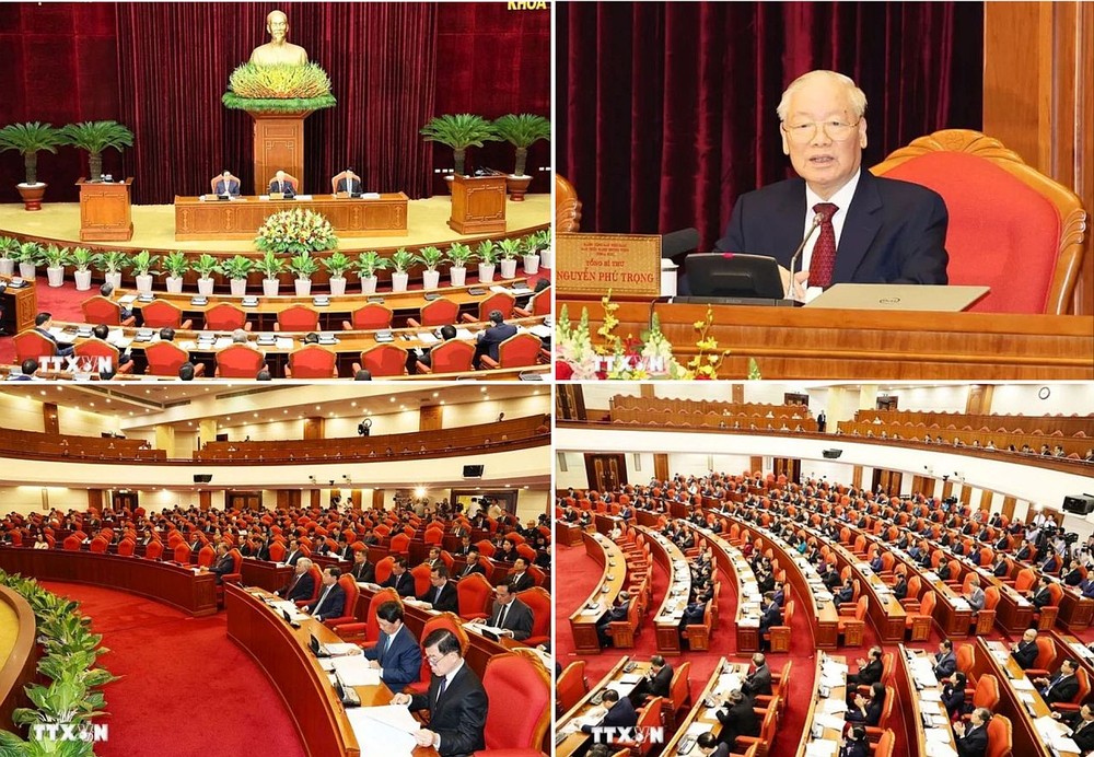 阮富仲总书记主持并在党十三届九中全会上致开幕辞。 TBT 4.jpg