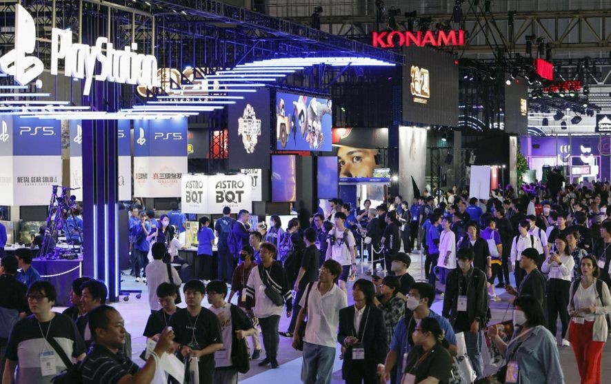 “东京电玩展2024”在千叶市的幕张展览馆开幕。(图:共同社)