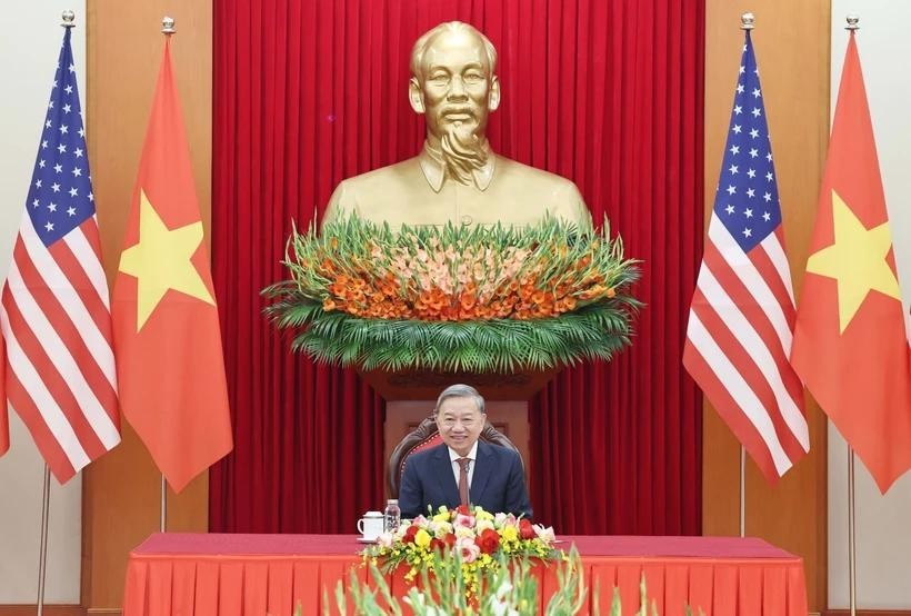 党中央总书记苏林。(图:越通社) 党中央总书记苏林。(图:越通社)