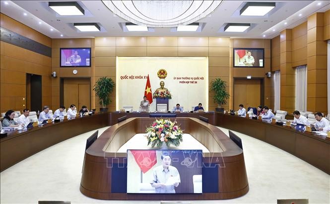 国会常务委员会第39次会议。(图:越通社)