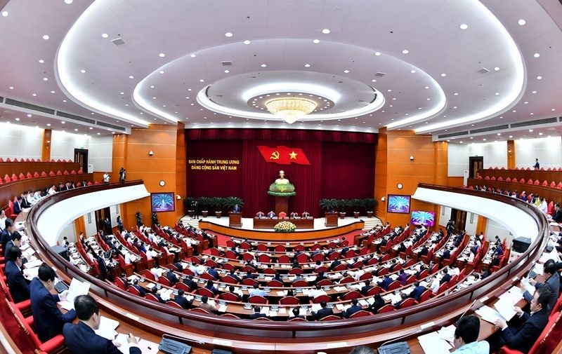 会议现场。(图:贤和) khai-mac-dai-hoi.jpg