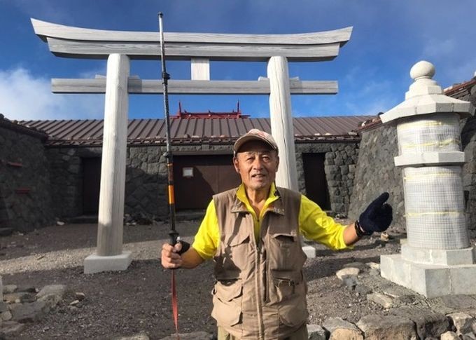 实川欣伸热爱登山。(图:互联网)