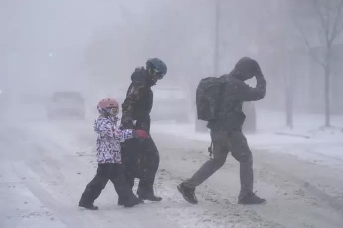 纽约州降雪或影响民众出行