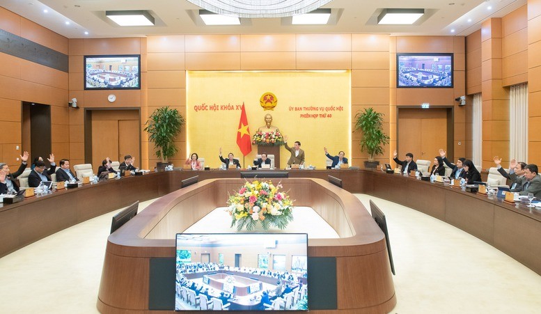 国会常委会会议现场。(图:VGP)