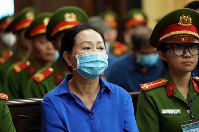 案件第二阶段出庭受审的被告张美兰。(图:黄雄)