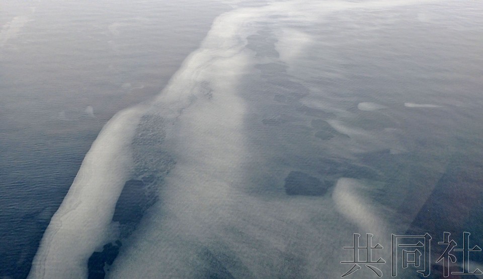 北海道网走本季首次观测到浮冰