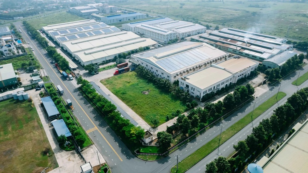 隆安省永禄2号工业区近年来不断加大吸引外资力度。（图：越通社）