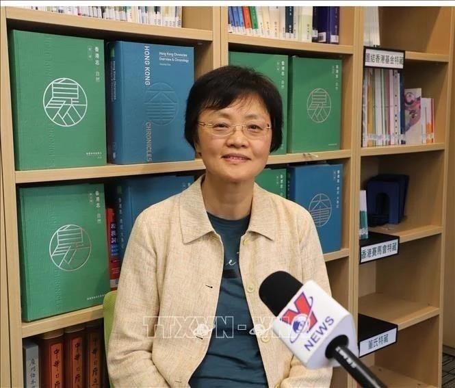 香港地方志中心编辑部总监孙文彬博士。(图:越通社)