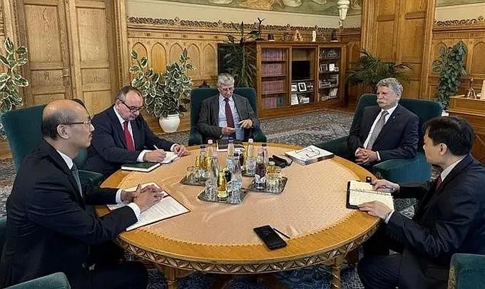 会面现场。（图：越通社）