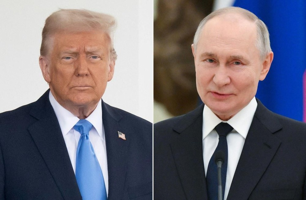 美国总统特朗普与俄罗斯总统普京。（图：AFP）