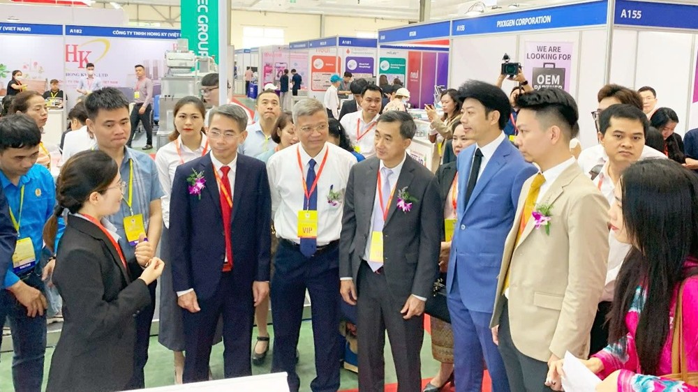 越南国际医药展一隅