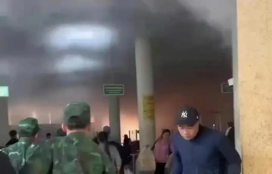 火警现场。（图：视频截图）