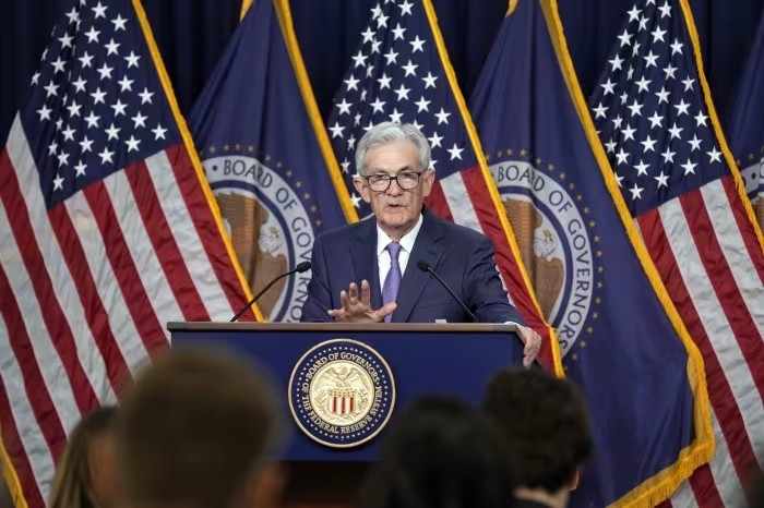 图为美联储主席鲍威尔。