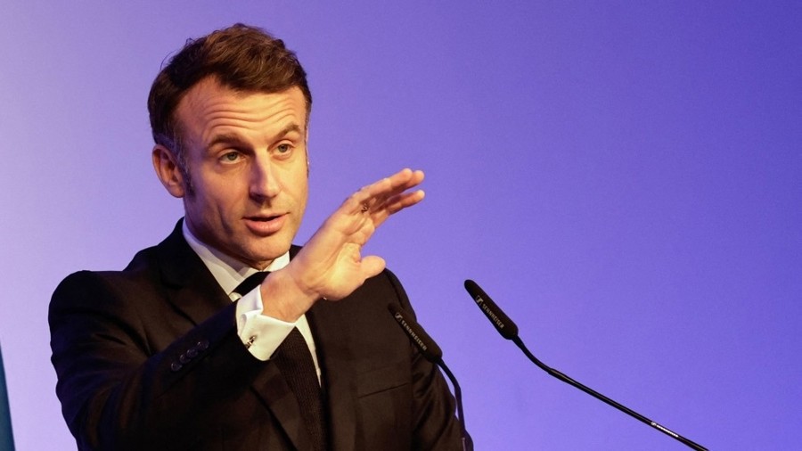 法国总统马克龙。（图：互联网）