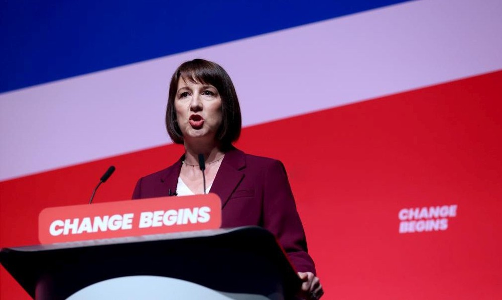 英国财政大臣蕾切尔‧里夫斯。（图：新华社）