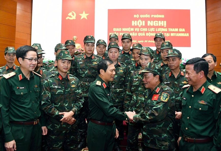 越南军队力量赴缅甸救灾