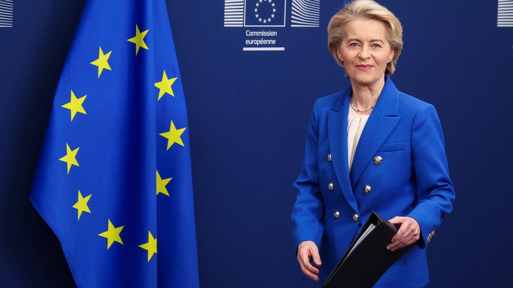 欧盟委员会主席冯德莱恩。（图：AFP）