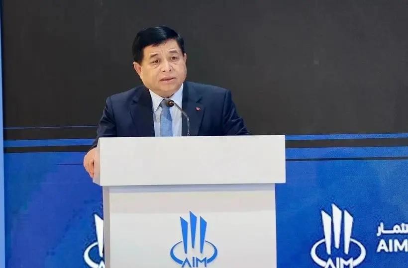 越南政府副总理阮志勇发表讲话。（图：越通社）