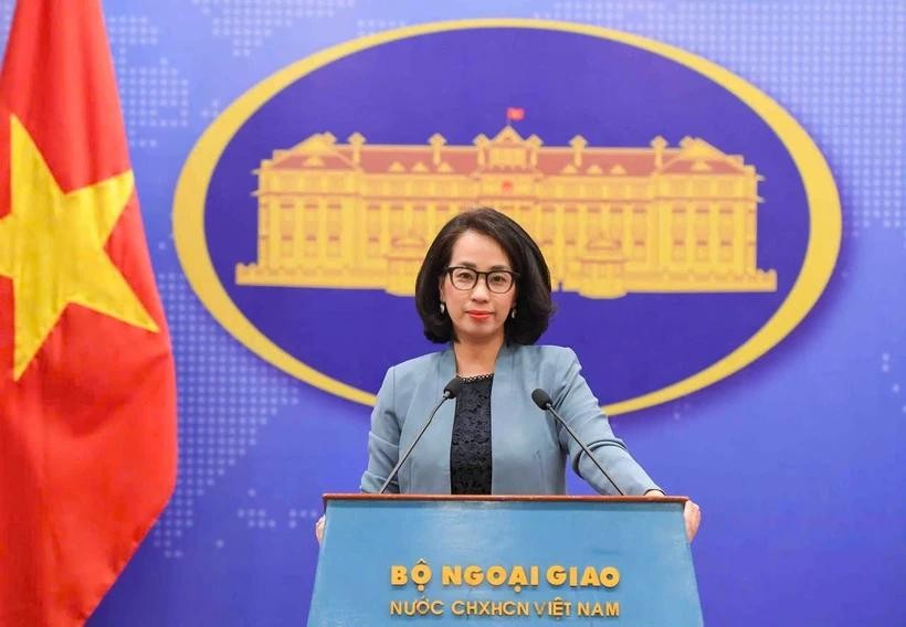 外交部发言人范秋姮。（图：外交部）