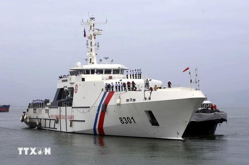 菲律宾海岸警卫队BRP Gabriela Silang号舰。（图：越通社）