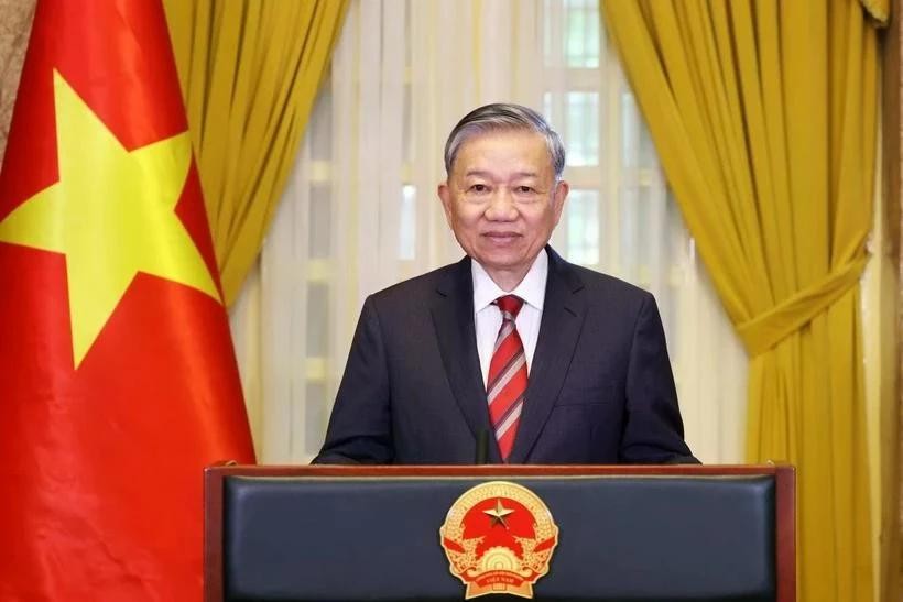 越南共产党中央委员会总书记苏林同志。(图:越通社)