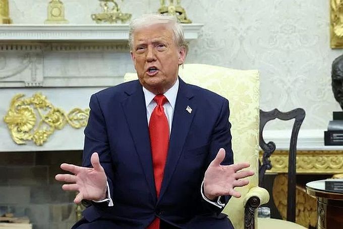 美国总统特朗普。（图：路透社）