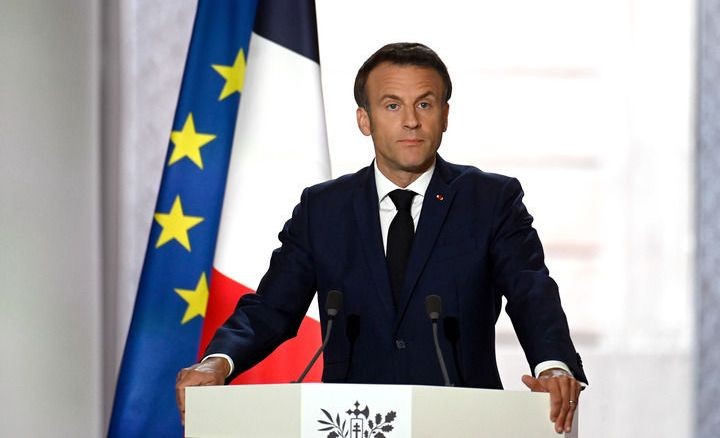 法国总统马克龙。（图：新华社）