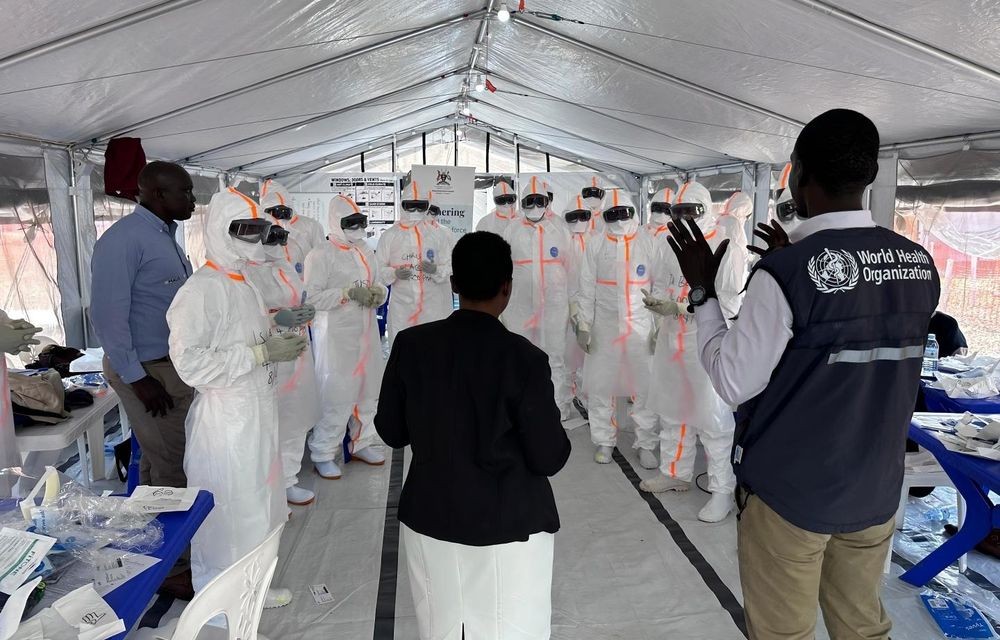 当地时间26日，乌干达政府宣布，今年1月底在该国暴发的新一轮埃博拉疫情已经结束。（图：WHO）