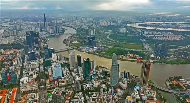 胡志明市—全国领先的经济、文化、旅游中心。(图:越通社) 胡志明市—全国领先的经济、文化、旅游中心。(图:越通社)