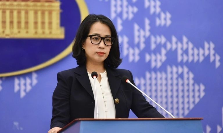 外交部发言人范秋姮。（图：外交部）