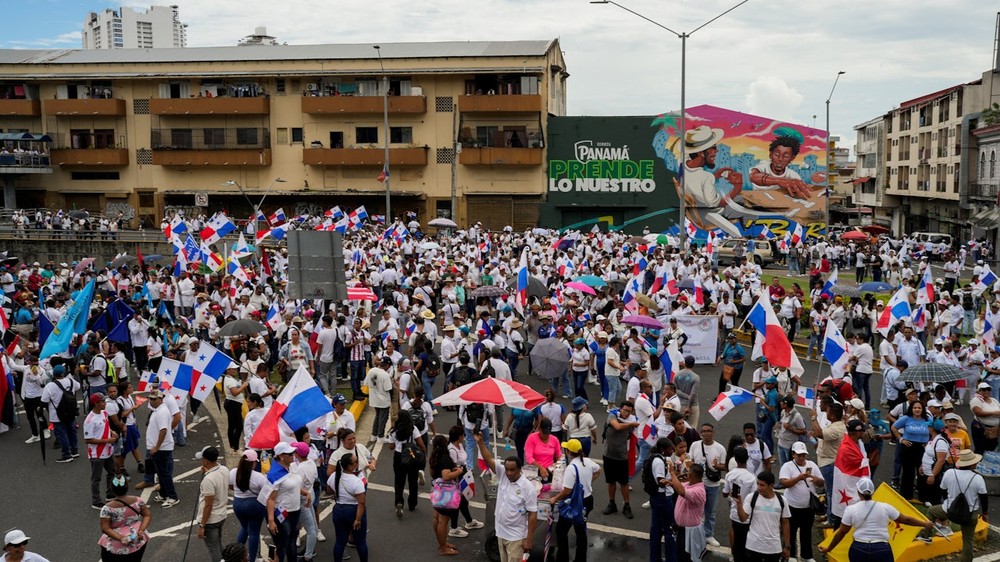 巴拿马爆发捍卫运河主权示威
