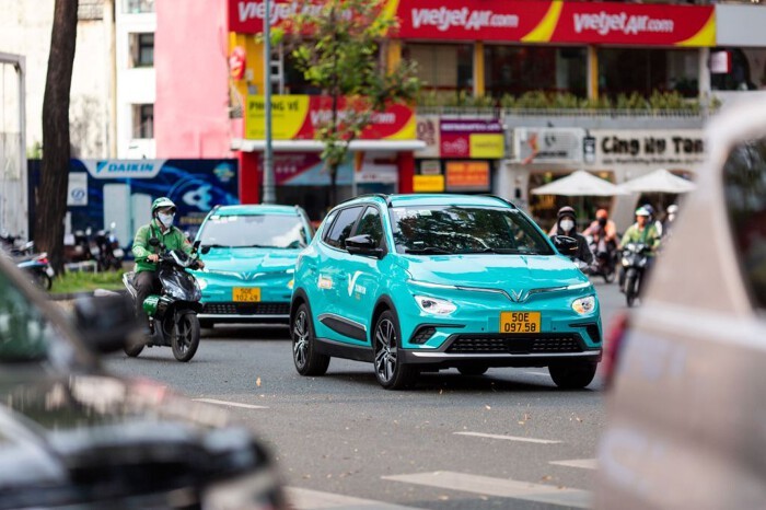 SM绿色领跑越南网约计程车市场。(图:互联网)