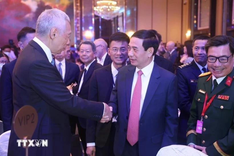 越南国防部部长潘文江大将率团出席第22届香格里拉对话会。(图:越通社)