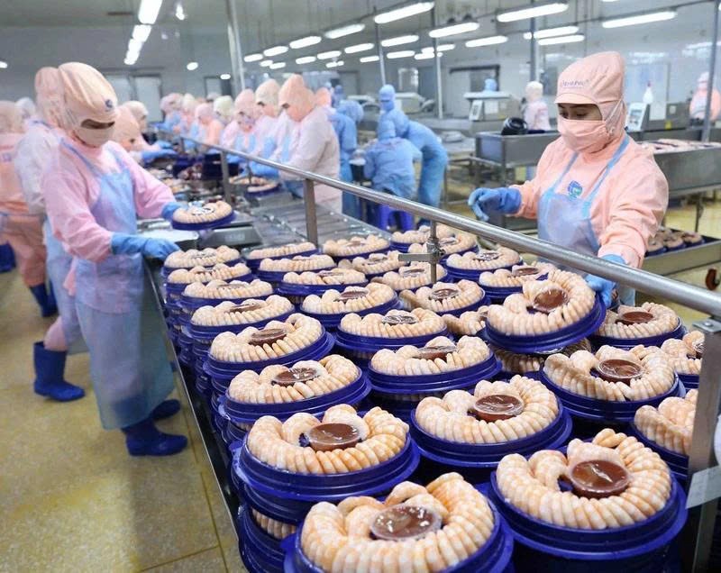 越南深加工的虾类产品备受多国青睐。