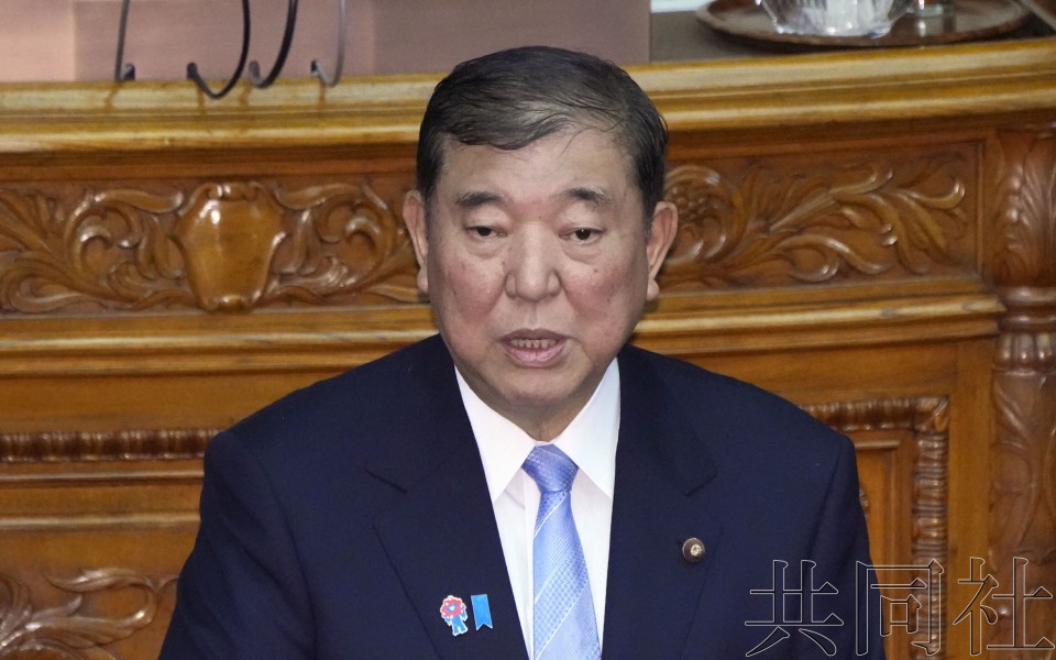 日本首相石破茂。（图：共同社）