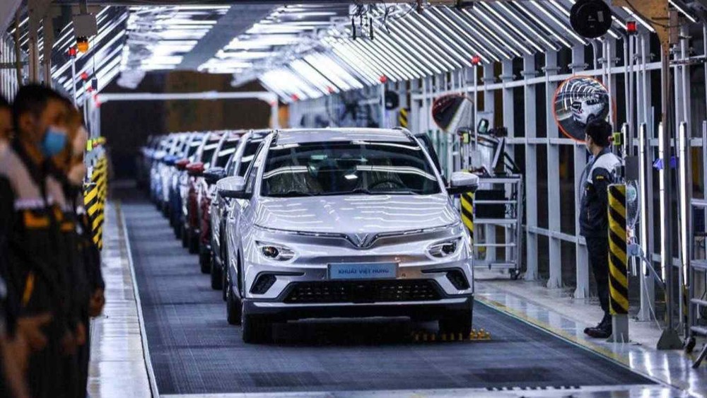 Vingroup集团电动汽车厂一隅。（图：Vingroup）