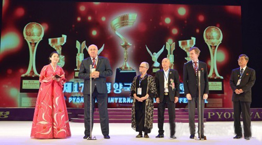 图为第十七届平壤国际电影节现场照。(图:互联网)